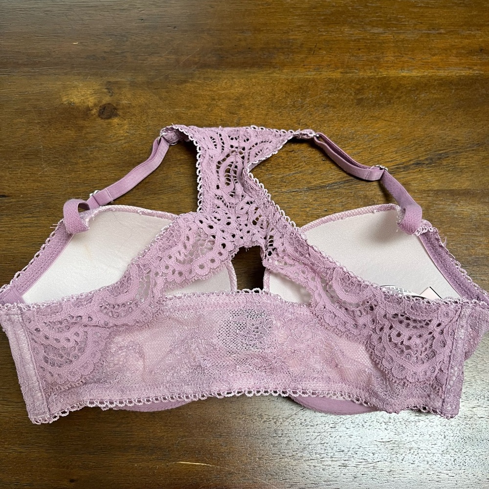 Push-Up Racerback Lace Bra - Picture 3 of 3